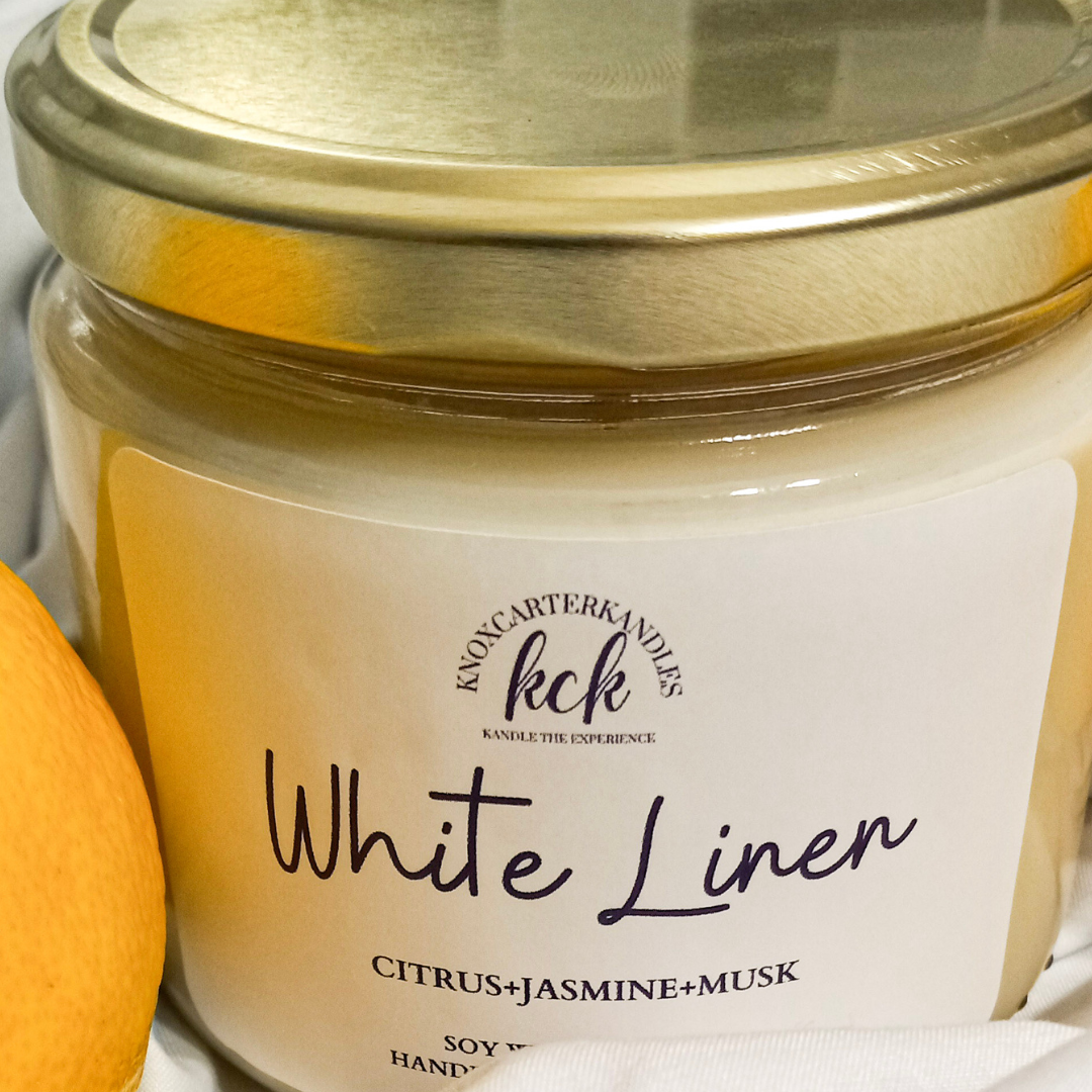 WHITE LINEN SOY WAX CANDLE